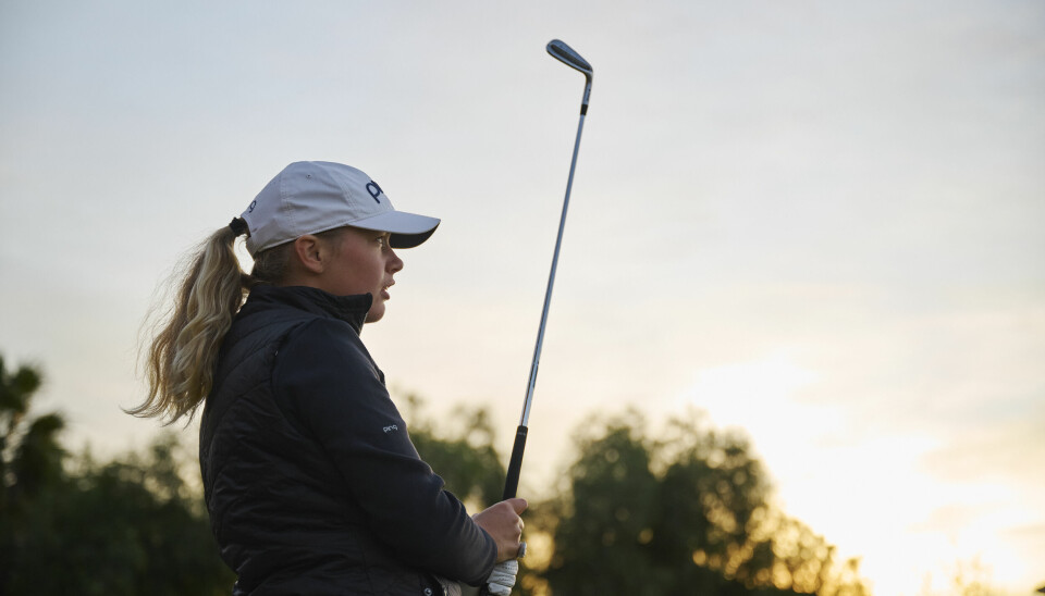 Nå er Celine Borge rangert som Norges beste kvinnelige golfer.