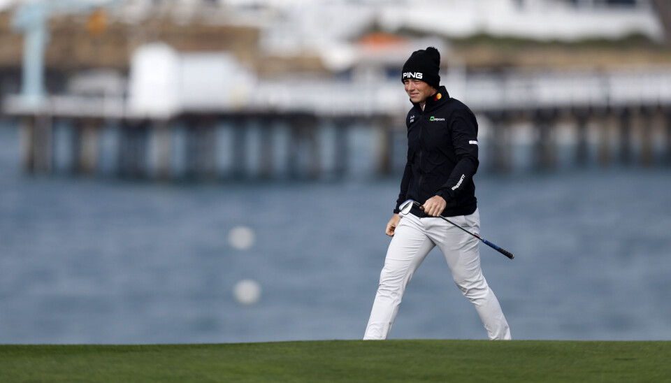 Det ble bare 9 - og et kvart - hull for Viktor Hovland på Pebble Beach lørdag. Det åpner mulighetene til å fokusere på et annet mål for helgen. Det ble bare 9 - og et kvart - hull for Viktor Hovland på Pebble Beach lørdag. Det åpner mulighetene til å fokusere på et annet mål for helgen.