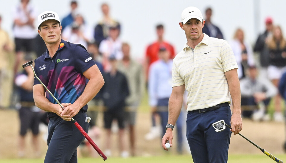 The Open-søndagen i samme ball som Rory McIlroy var Hovlands første reelle major-mulighet. Han jobber seg mot å få flere.