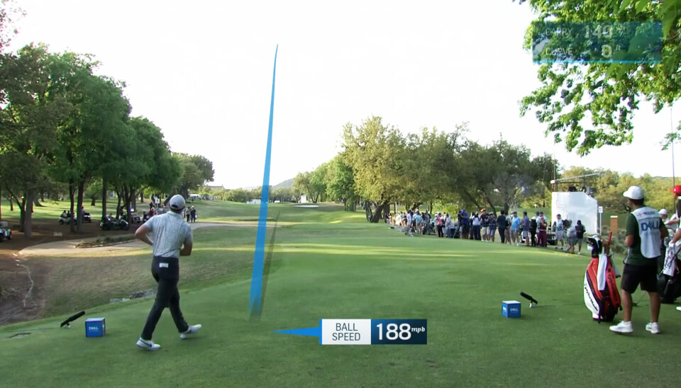 Her er slaget alle snakker om i dag: Driven til Rory McIlroy på hull 18 i Austin torsdag kveld. Her er slaget alle snakker om i dag: Driven til Rory McIlroy på hull 18 i Austin torsdag kveld.