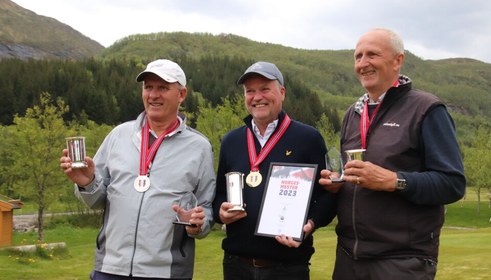 Sigurd Thinn (t.v.), Kjetil Floer og Arne Morten Grønningsæter.