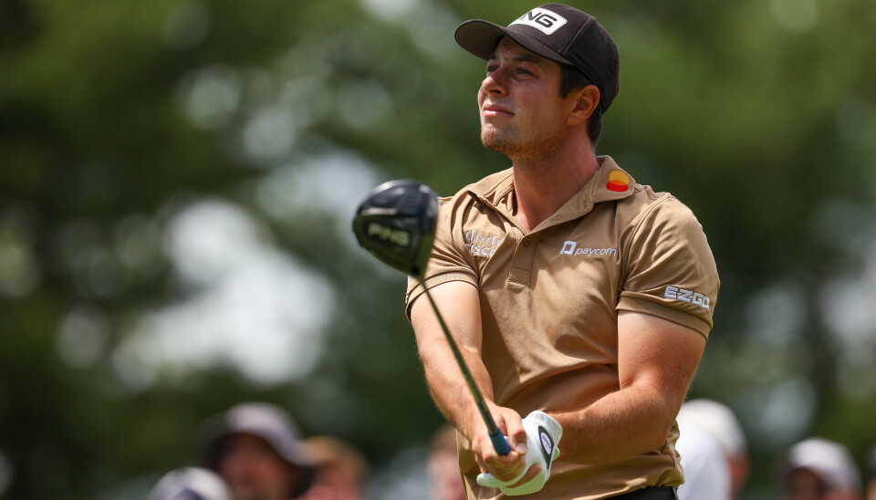 Viktor Hovland leverte en solid åpningrunde i Connecticut torsdag.