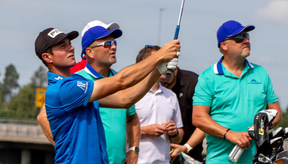 Viktor Hovland dro som vanlig mange skuelystne til Wright Invitational på Miklagard GK i år. Neste sommer arrangeres golffesten på Kragerø Resort.