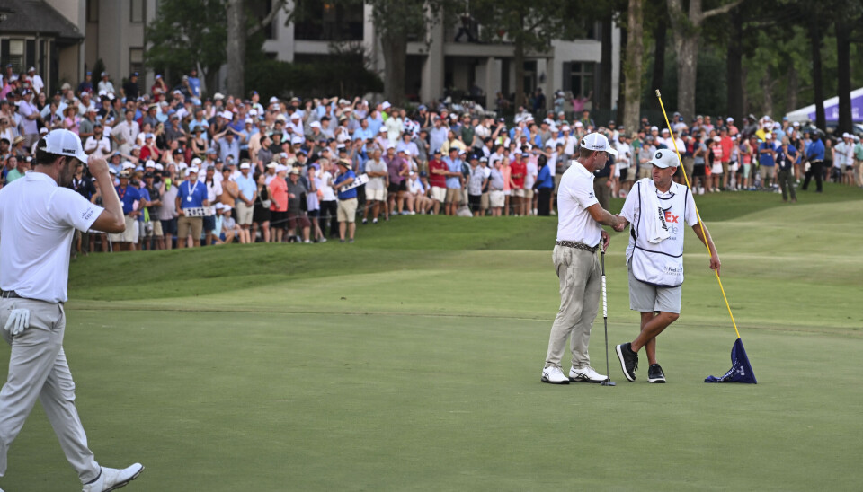 Det måtte omspill til, men Lucas Glover kan nok en gang juble for seier på PGA-touren. Det måtte omspill til, men Lucas Glover kan nok en gang juble for seier på PGA-touren.