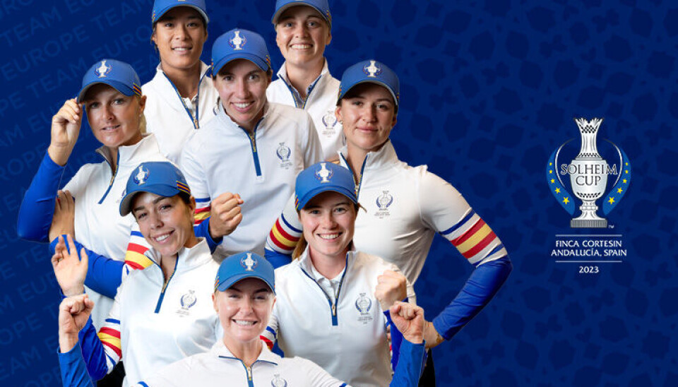 Denne gjengen – pluss fire kapteinsvalg – skal representere Europa i Solheim Cup på Finca Cortesin i september. Denne gjengen – pluss fire kapteinsvalg – skal representere Europa i Solheim Cup på Finca Cortesin i september.