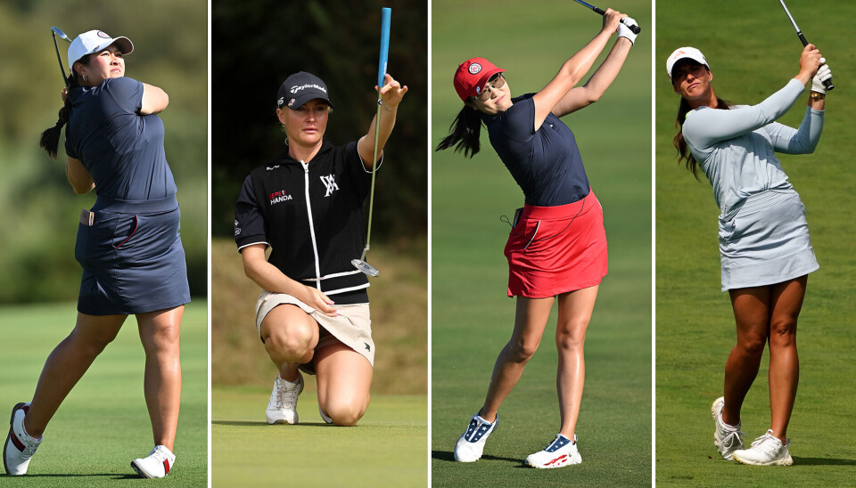 Lilia Vu (f.v.), Charley Hull, Rose Zhang og Linn Grant kan alle få hovedroller i årets Solheim Cup. Lilia Vu (f.v.), Charley Hull, Rose Zhang og Linn Grant kan alle få hovedroller i årets Solheim Cup.