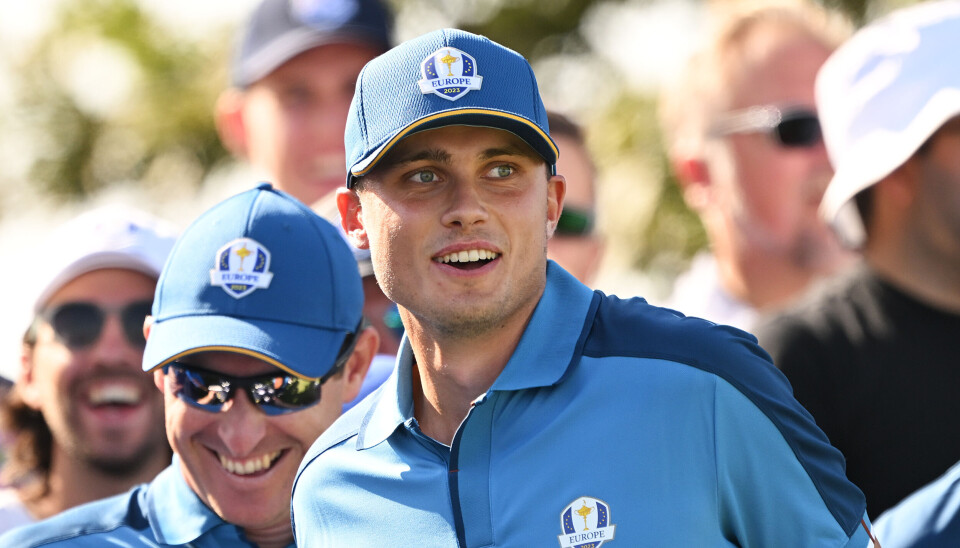 Det kiler i magen til Ludvig Åberg før debuten i Ryder Cup fredag. – På en god måte, forsikrer han. Det kiler i magen til Ludvig Åberg før debuten i Ryder Cup fredag. – På en god måte, forsikrer han.