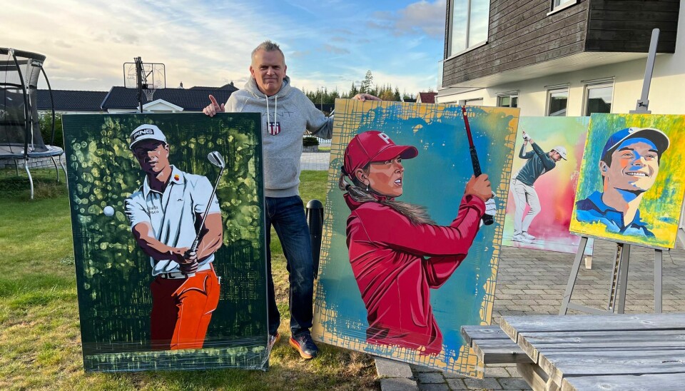 Kunster Torgrim Thronæs stiller i november frem kunsten sin på Fornebu Golf. Kunster Torgrim Thronæs stiller i november frem kunsten sin på Fornebu Golf.