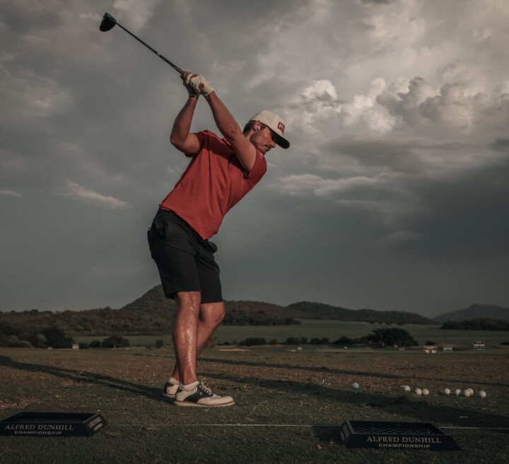 Det har vært interessante forhold denne uken for Kristian Krogh Johannessen og co på Leopard Creek Country Club.