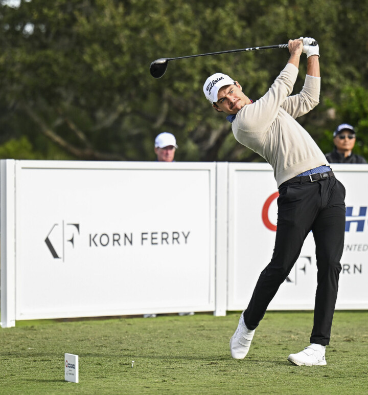 Kristoffer Ventura avsluttet golfåret 2023 med å gå en bogeyfri runde på 67 slag i Q School-finalen.