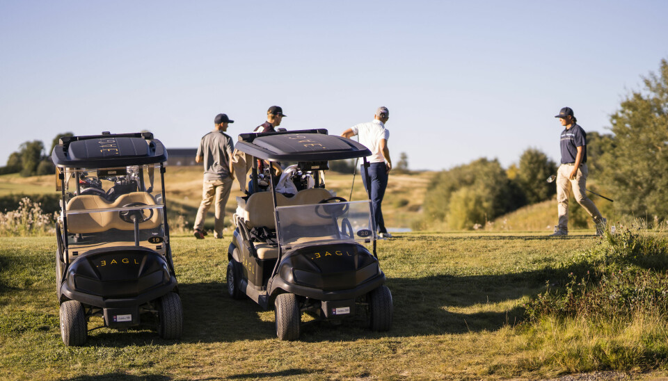 EAGLs teknologi gjør utleie av golfbiler enklere. Samtidig får klubbene verdifulle data.