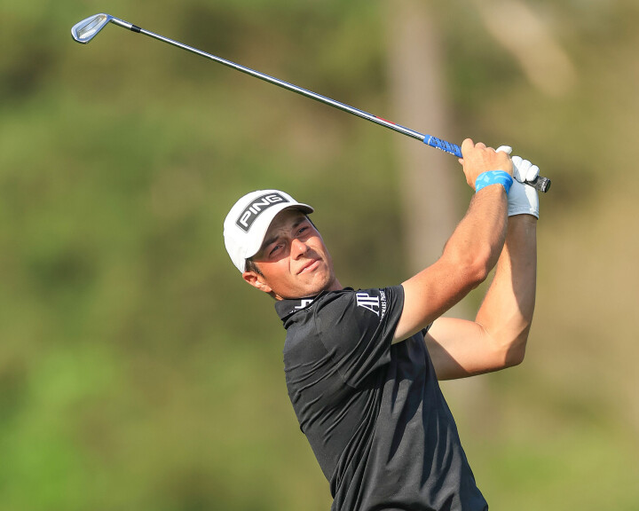 Viktor Hovland spiller med store navn i de to første rundene i årets major.