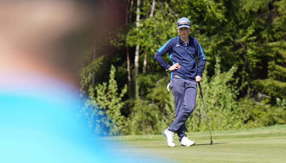 Med 8 i handicap har Ludvig mye trening foran seg for å bli så god som han drømmer om. Men ingen kan ta fra ham drømmen.