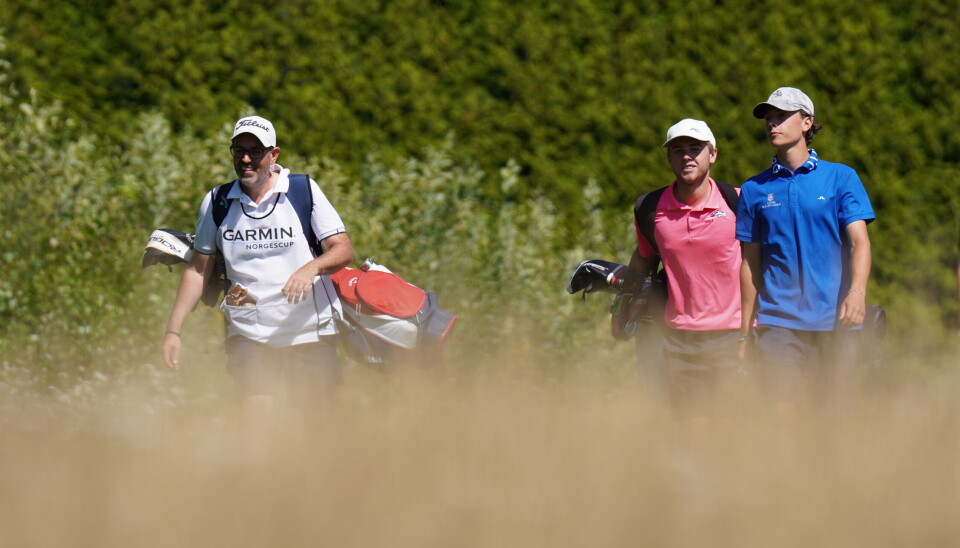 Golf-Norge er fortsatt i sterk vekst, spesielt blant de yngre på herresiden, viser tallene. Bildet er tatt under NM på Bjaavann i 2023.