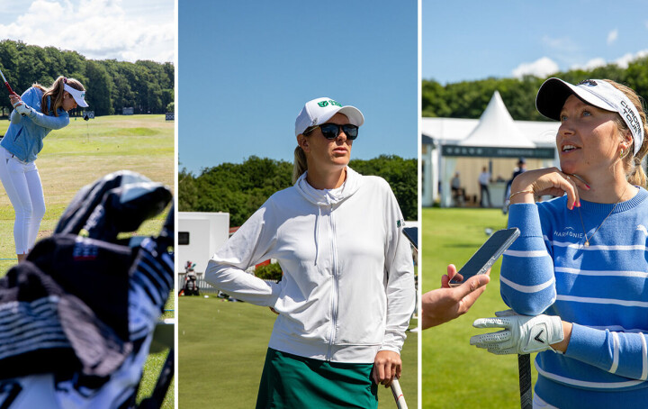 Dorthea Fordbrigd (f.v.), Marianne Skarpnord og Madelene Stavnar skal alle spille DP World Tour-turnering denne uken. Men ikke alle liker turneringsformen.