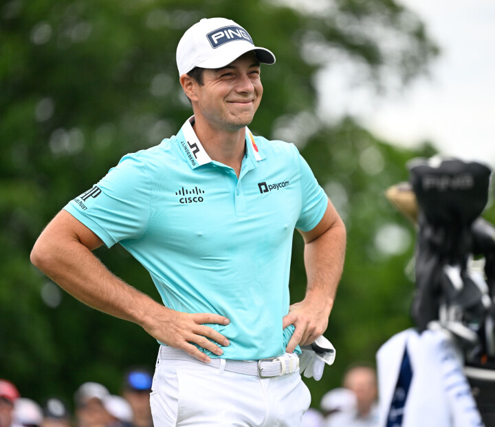 Viktor Hovland hadde mye å være glad for torsdag i Ohio.