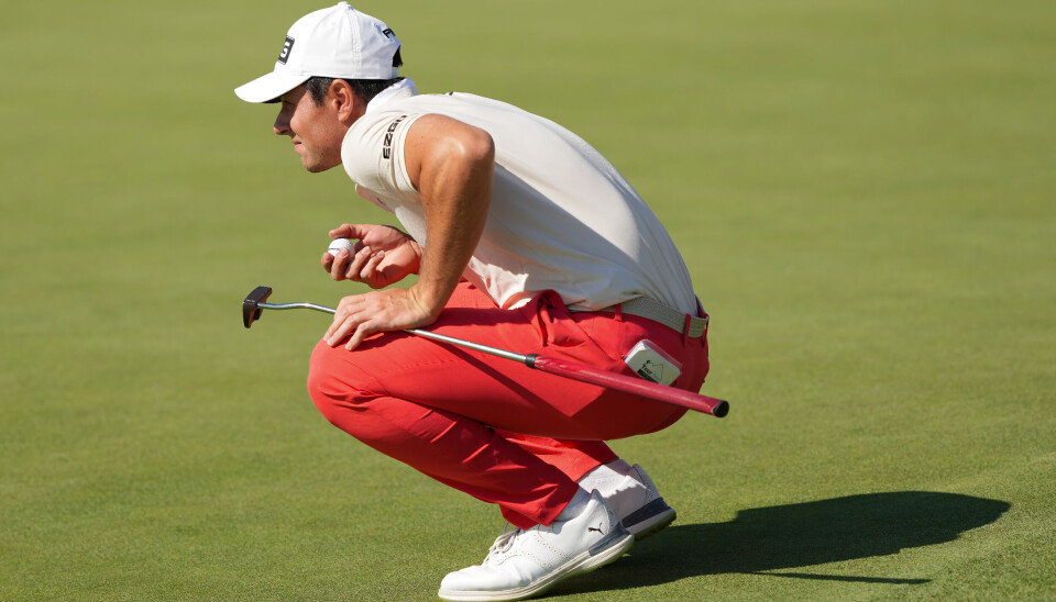 Selv om det ikke ville seg helt på de harde greeene i Ohio, spilte Hovland fantastisk golf på runde to av The Memorial.