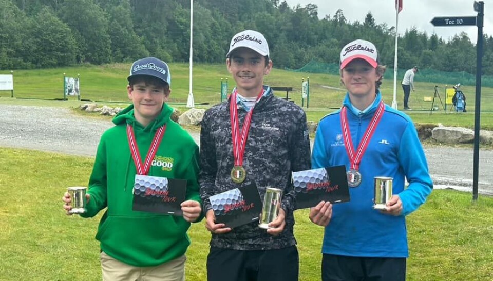 Nikolai Goosen vant i den yngste gutteklassen