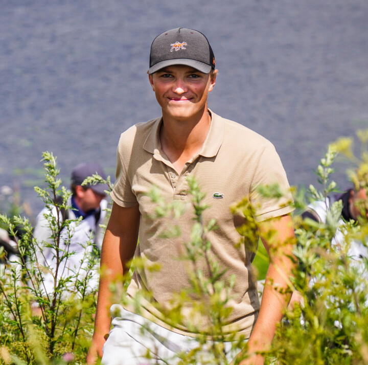 – Det blir bare å fortsette mitt eget spill, så får vi se hvordan det går, sier Joachim Larsen Tegner etter to runder på Bogstad.