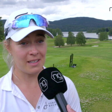 En rørt Renate Grimstad tok sin første kongepokal