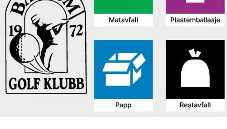 Bærum Golfklubb har inngått et større samarbeid med Franzefoss om kildesortering.