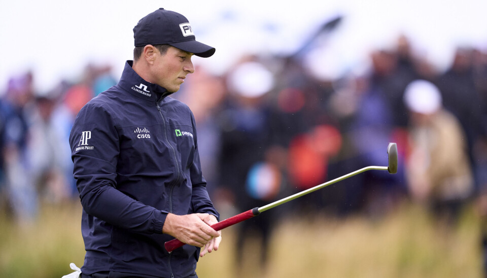 Hovland var blant de beste fra tee under førsterunden på Royal Troon, men ifølge statistikken tapte han 1,8 slag på greenene.