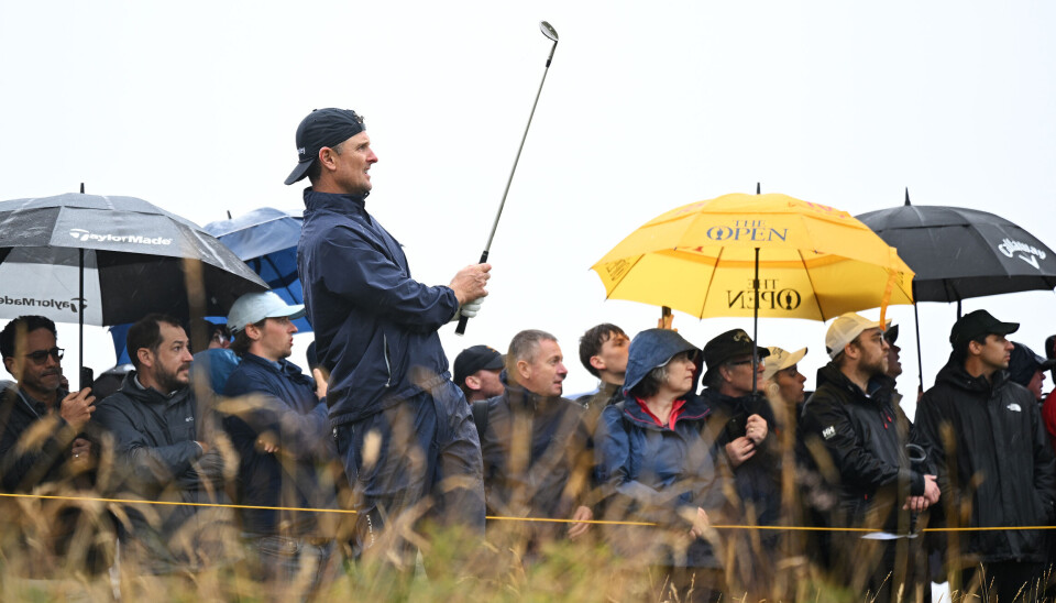 Justin Rose måtte kvalifisere seg til The Open, men nå er han med i tetkampen.