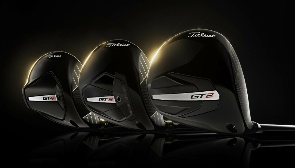 Slik ser den ut, Titleist nye GT-familie av drivere. Samtidig lanseres også nye fairway-wooder i samme serie.