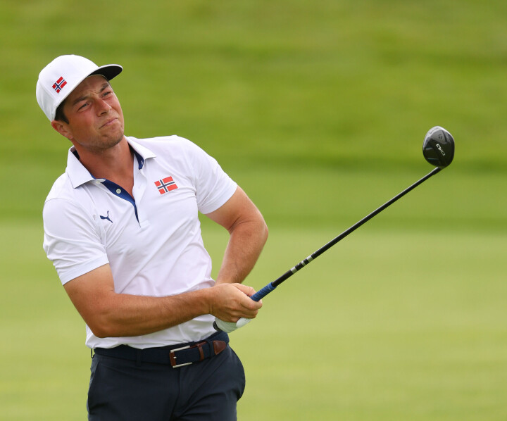 Viktor Hovland viste bedre takter enn de foregående dagene på Le Golf National.