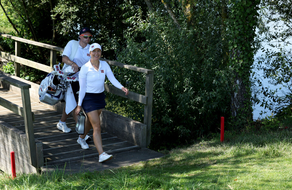 Madelene Stavnar er klar for de olympiske leker i golf. De norske kvinnene slår ut onsdag.