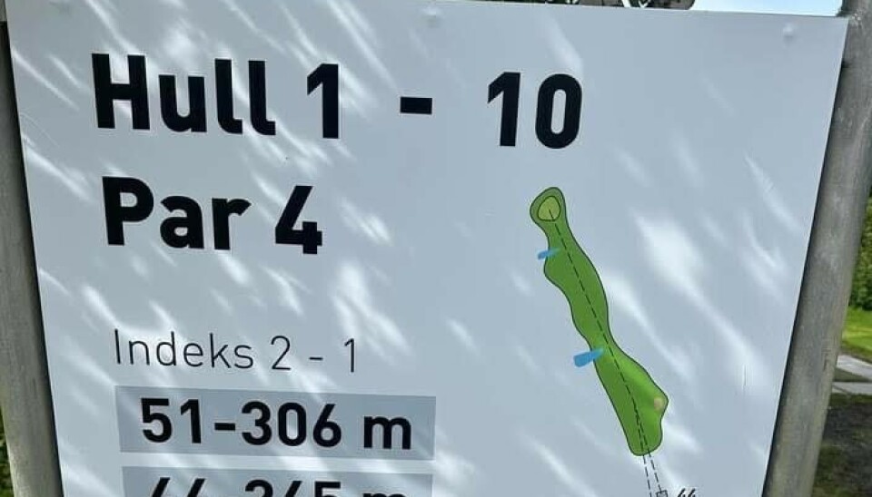 Helgeland Golfklubb går fra gul og rød utslag til 51 og 44.