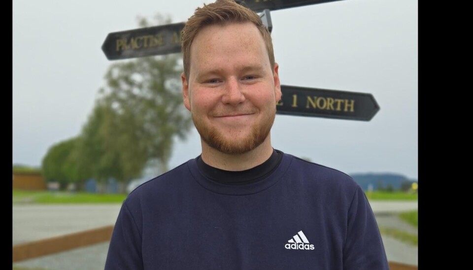 Sander Jørgensen er medlem nummer 2000 på Byneset Golf.
