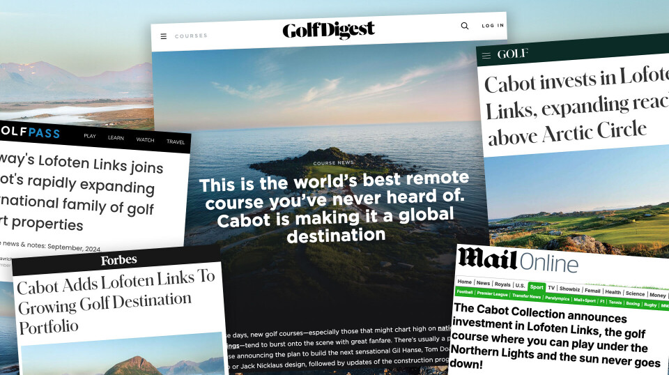Lofoten-kjøpet er dagens store nyhet i golfverden