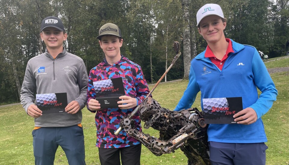 Joachim Ulmo (i midten), Jakob Ekjord (t.v.) og Marius Kvande