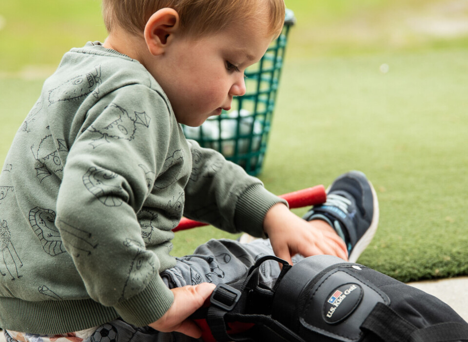 I drive aktivitet med familie, og særlig venner, er motivasjonen for de nye golferne.