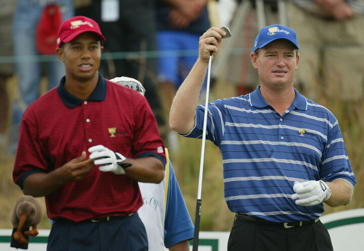Etter tre uavgjorte omspillshull mellom Tiger Woods og Ernie Els, bestemte kapteinene å dele trofeet i 2003. USA har vunnet hver gang siden.