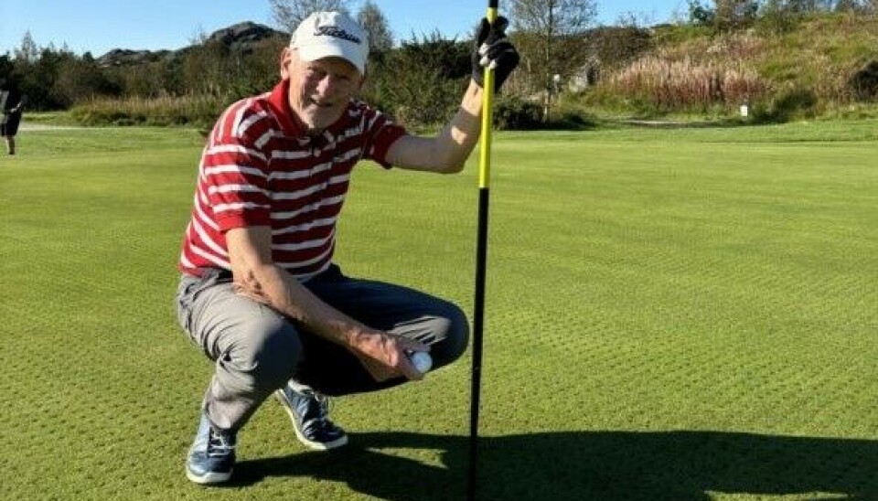 Åge Sørensen satt Hole in One for tredje gang i karrieren og alle gangene på samme golfhull.
