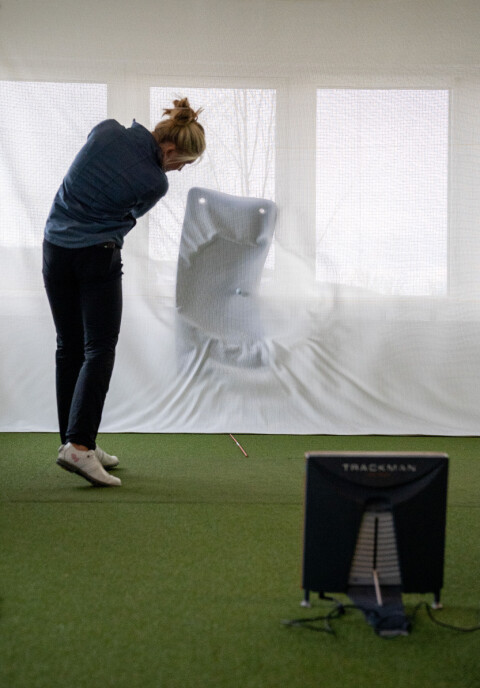 Henriette Spilling Gjelten i aksjon.