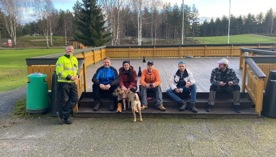 Fuglekassegjengen på Elverum Golfklubb som er til glede for fuglelivet og golfspillerne.