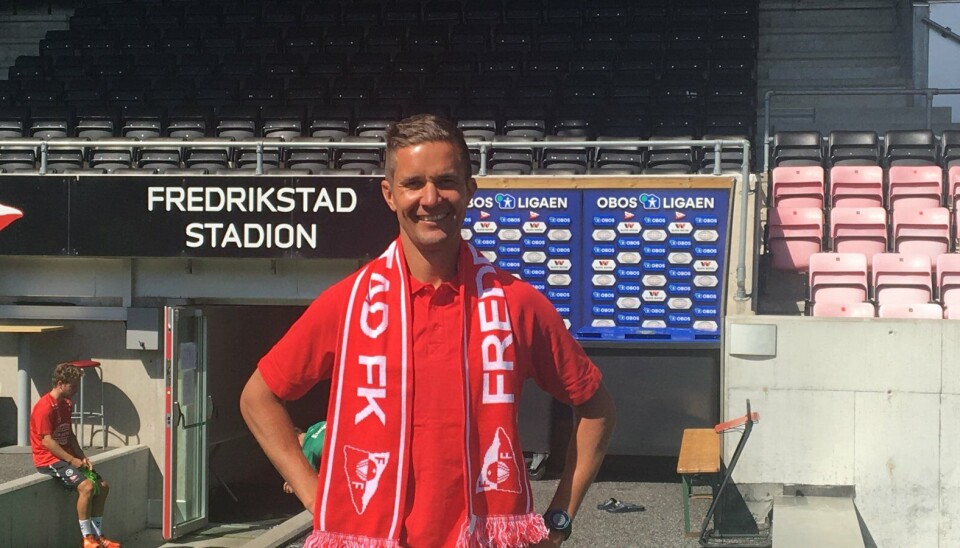 Marked/salgleder ved Onsøy Golfbane, Lars Petter Brovold (45) skal de neste fire månedene arbeide for Fredrikstad Fotballklubb.