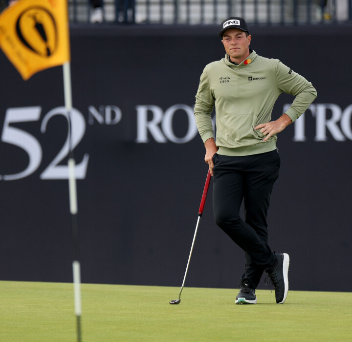 The Open Championship på Royal Troon endte etter to dager for Hovland. Også i The Masters og U.S. Open måtte han tidlig hjem.