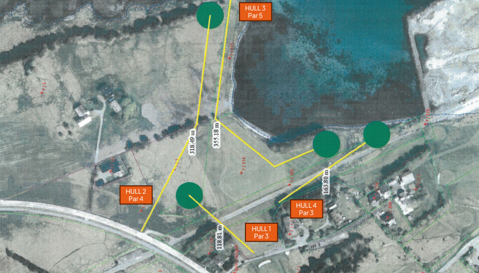 Det blir store forandringer med tre nye golfhull på Giske Golfklubb denne sesongen.