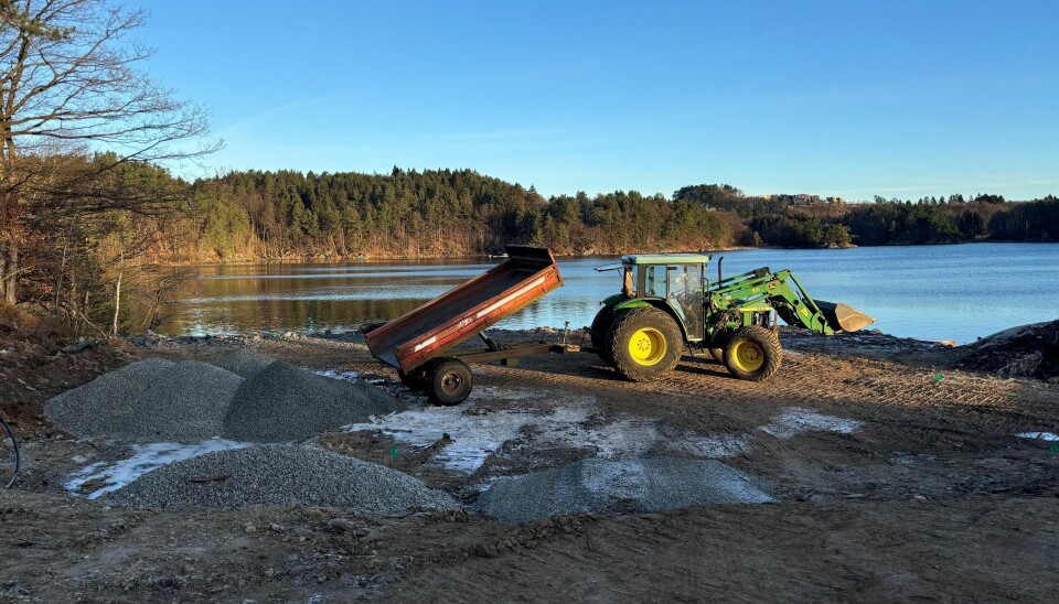 Arbeidene er i full gang på det nye hull 4 og bildet er tatt mot slutten av 2024 slik at de dag har kommen god del lenger.