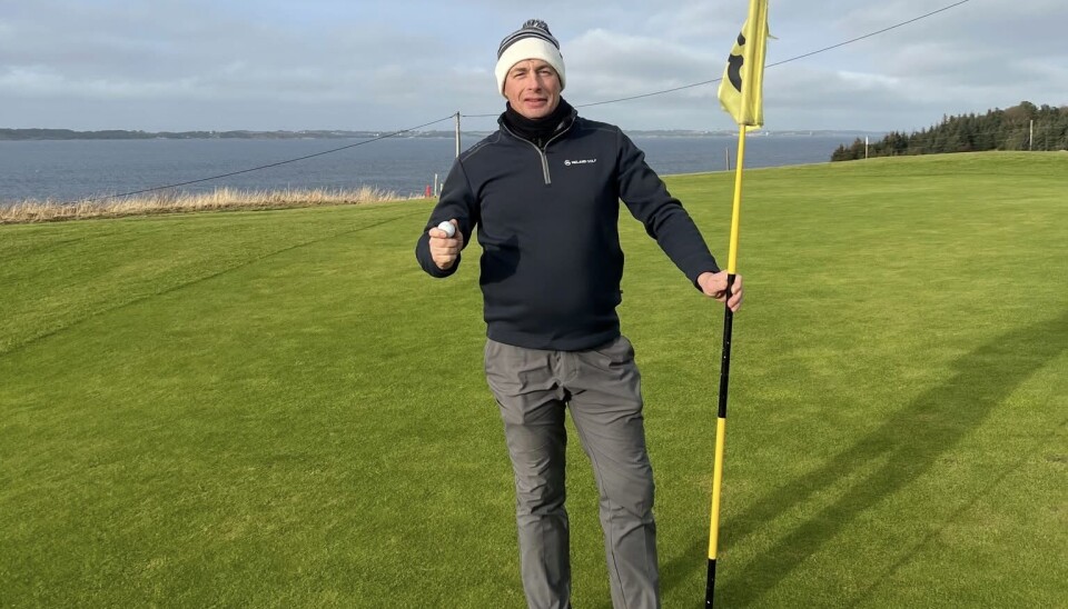 Carl Cato Cindahl fra Meland GK er den første med Hole in One på Herdla Golfbane, og mest sannsynlig er han først i Norge.