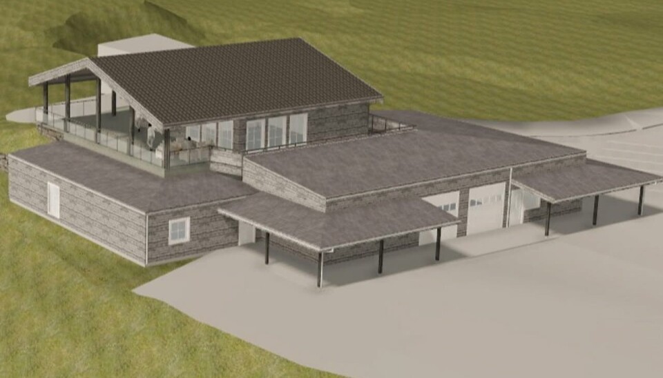 Slik ser planene ut for nybygget til Sandnes Golfklubb som medlemmene skal stemme over 14. mars.