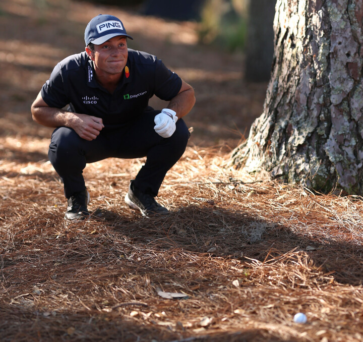 Det ble ikke starten noen hadde håpet på for Viktor Hovland i årets Players Championship.