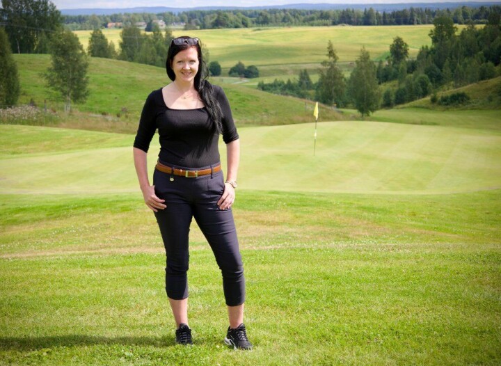 Carina Buvik-Andresen, styreleder i Hvam GK.