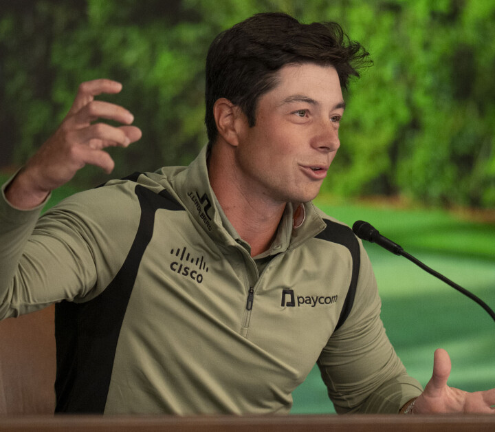 Noen gode uker med trening i Orlando, samt selvtilliten fra PGA Tour-seieren fra tre uker siden, gir en optimistisk Viktor Hovland før Masters.