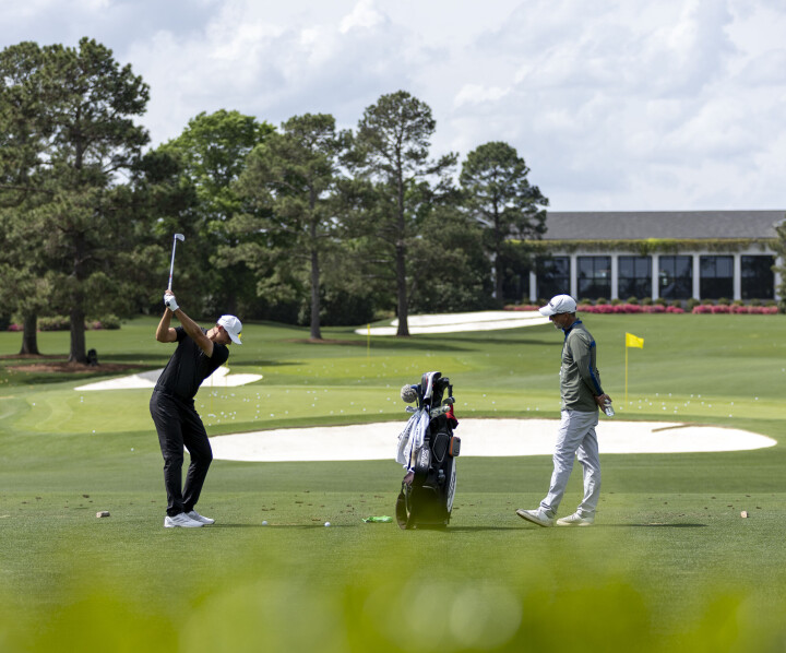 Ludvig Åberg slår slag på 140 millioner dollar-rangen på Augusta National. Nå kan du se dataene fra dette, og alle andre, slag som blir slått de neste dagene.