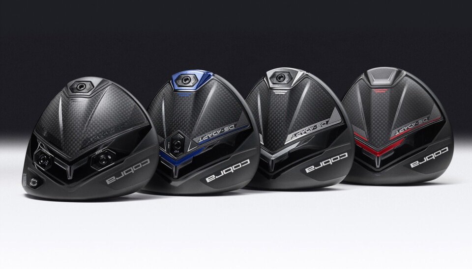DS-Adapt er navnet på Cobras nye familie av drivere, fairway woods, hybrider og jern. Driverne kommer de i fire ulike modeller pluss to modeller for kvinner.